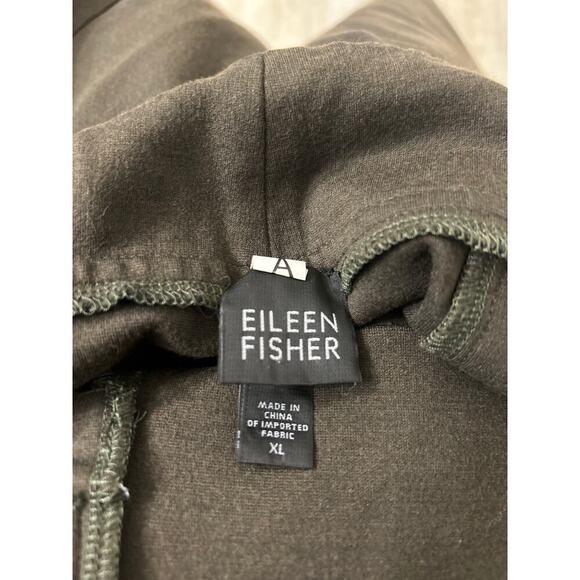 Eileen Fisher Olive Green Heavy Ponte Knit Straight Leg Stretch  Pants Size XL - Picture 7 of 7